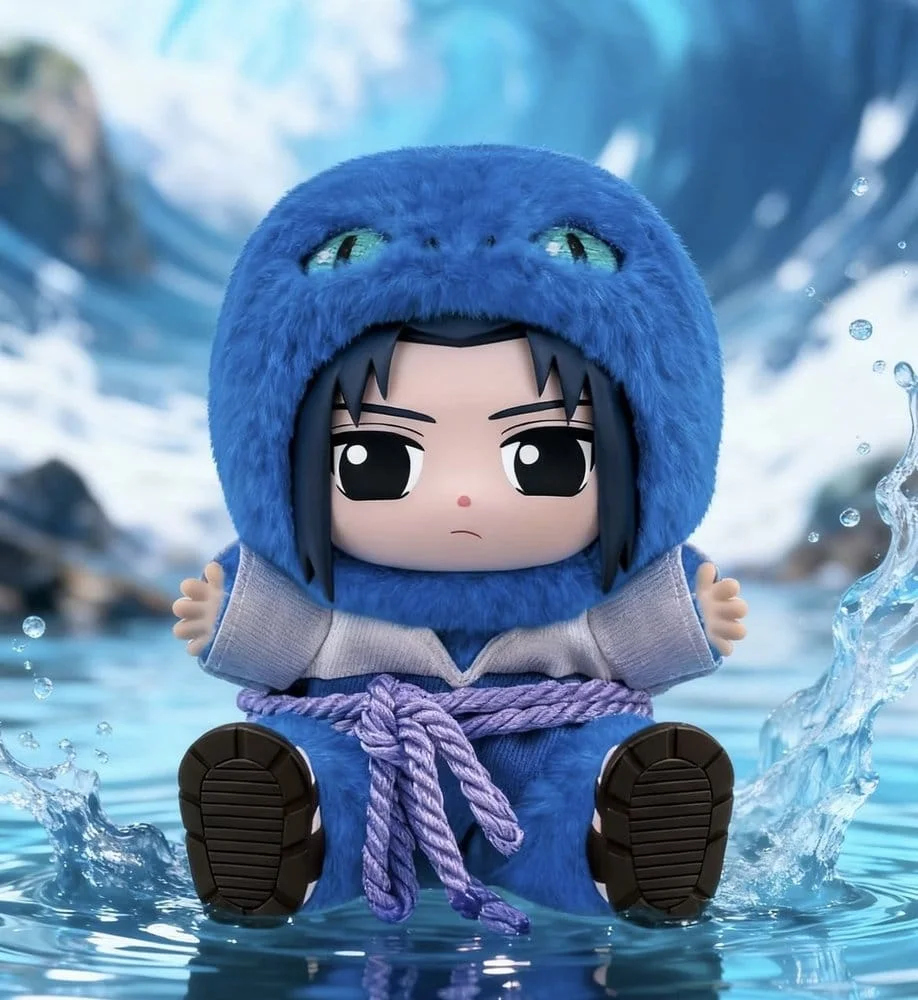 Naruto Vinyl Face Mini Plush Cute Beasts Blind Box 15 cm - 1 Unidade Aleatória